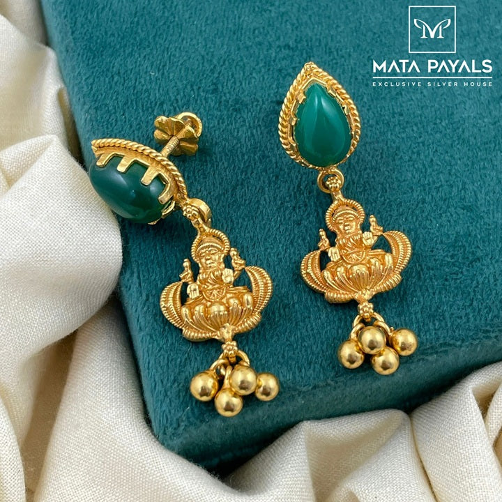 Kamala Lakshmi Gold Plated Earring