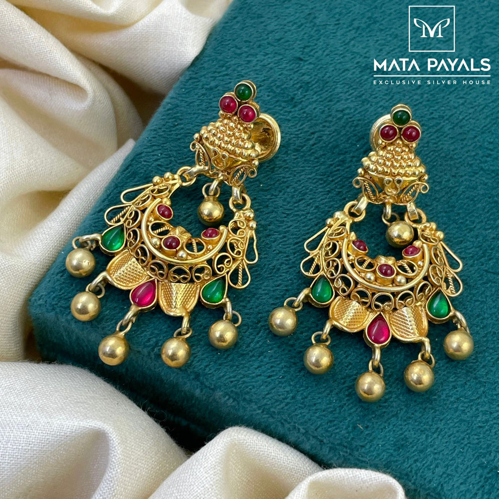 Radiant Gold Plated Chandbali