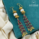 Adorable Pink Gold Beaded Hanging