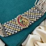 Dual Tone Mayura Choker