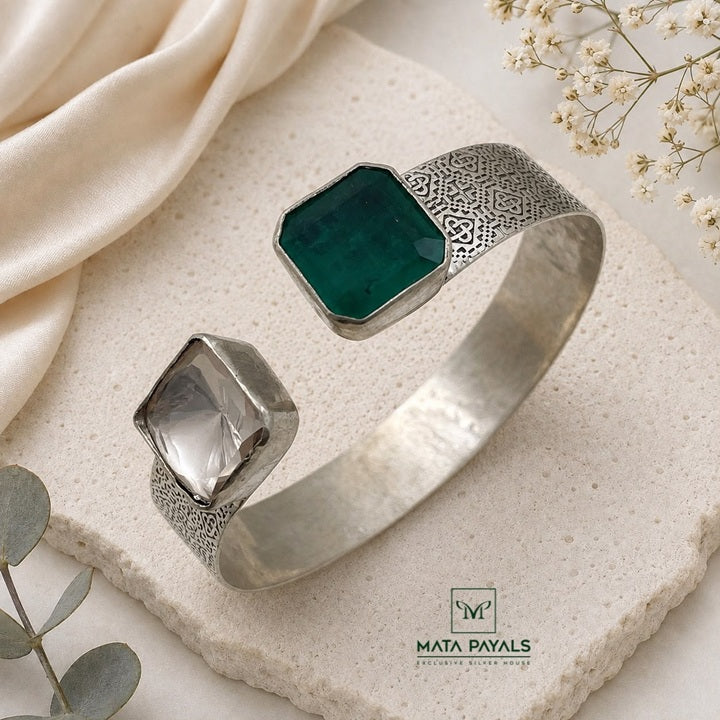 Fancy Silver Kada