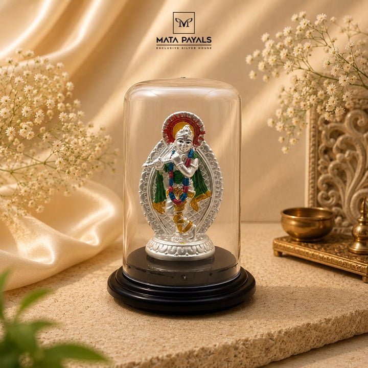 Colorful Krishna Idol