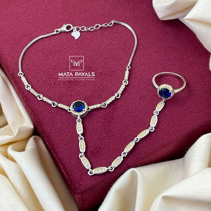 Shiny Navy Blue Hathful