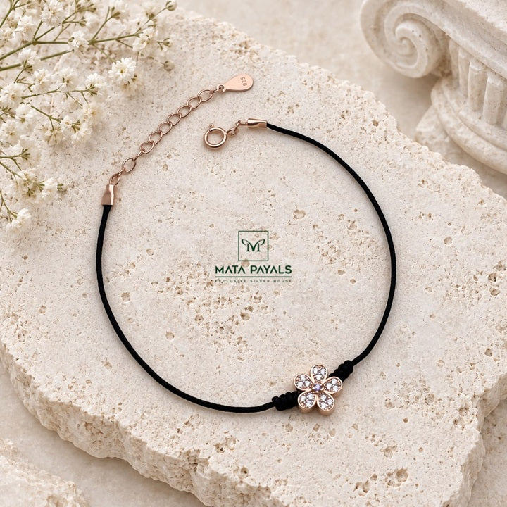 Floral Zircon Bracelet