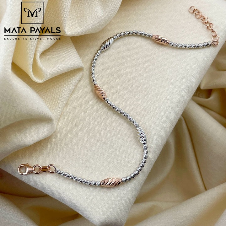 Attractive Dual Tone Bracelet