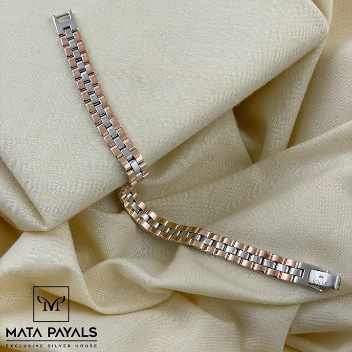 Men's Dual Tone Bracelet