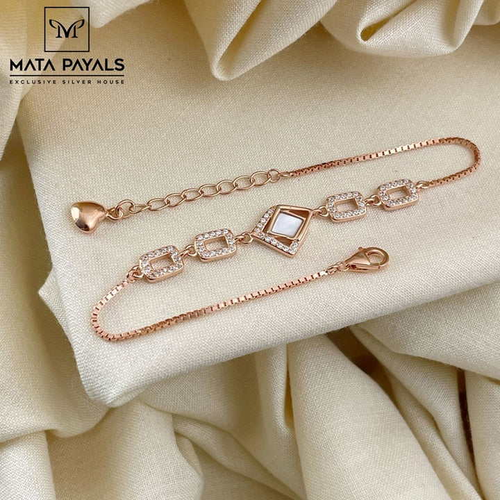 Shiny Rose Gold Bracelet