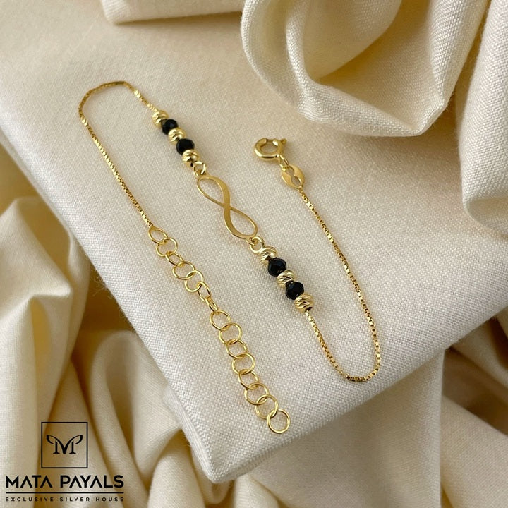 Infinity Gold Polish Bracelet
