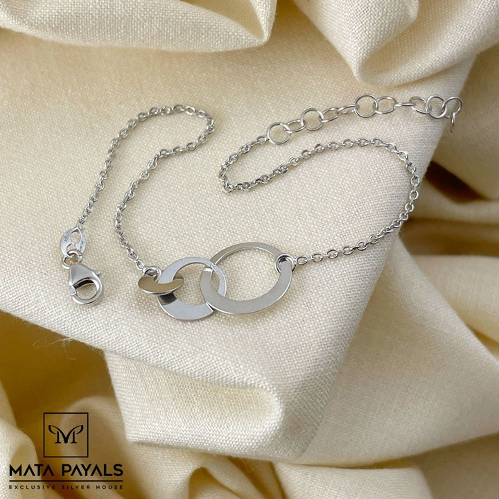 Designer Rhodium Bracelet