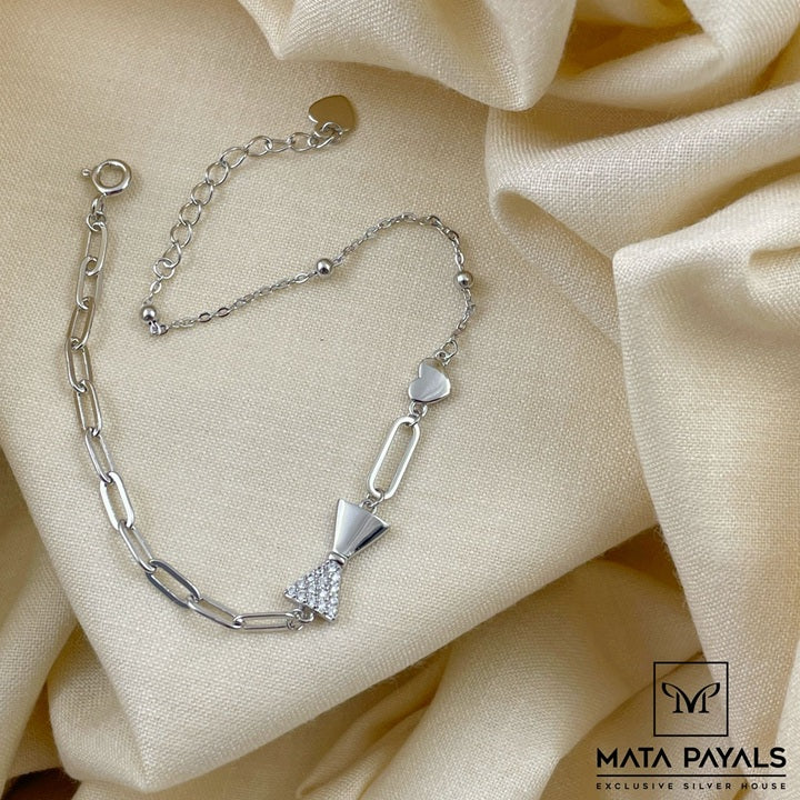 Classic Rhodium Bracelet
