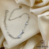 Classic Rhodium Bracelet