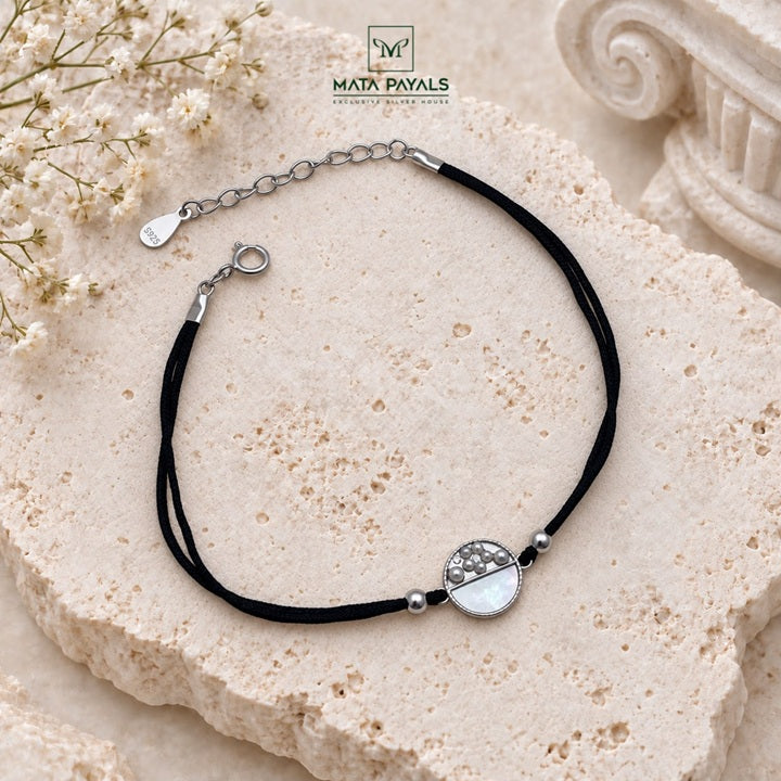 Small Rhodium Bracelet