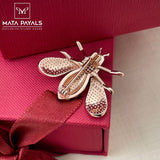 Crystal honey bee Brooch
