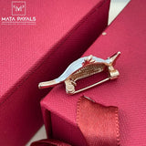 Rose Gold Cuckoo Brooch