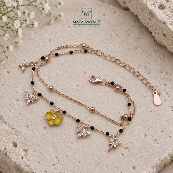 Floral Zircon Bracelet