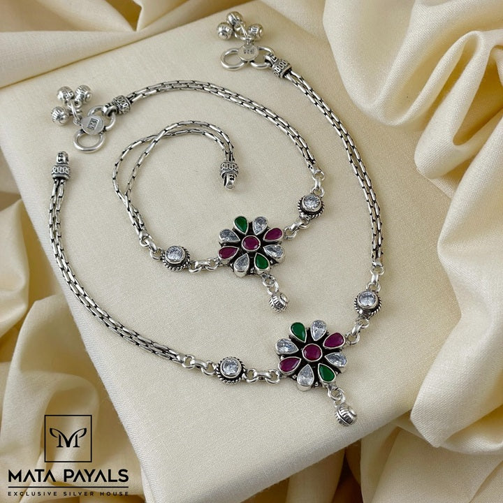 Beautiful Oxidised Anklet