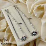 Pretty Cut Stone Anklet