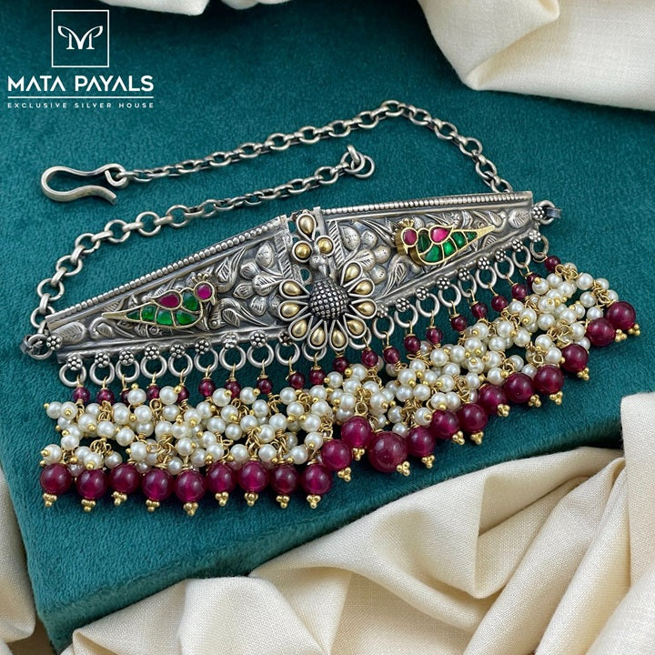 Dual Tone Kundan Choker