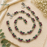 Beautiful Butterfly Kundan Anklet