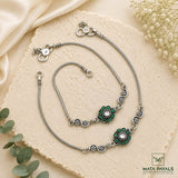 Floral Kundan Anklet