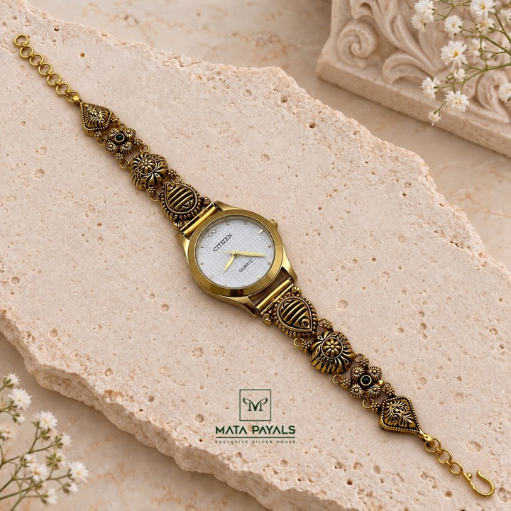 Charming Gold Plated Watch