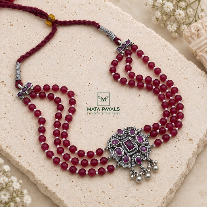 Impressive Oxidised Choker