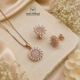 Superb Zircon Pendant Set
