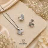 Lovely Zircon Pendant Set