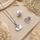 Precious Floral Pendant Set