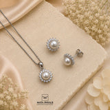 Ravishing Silver Pendant Set