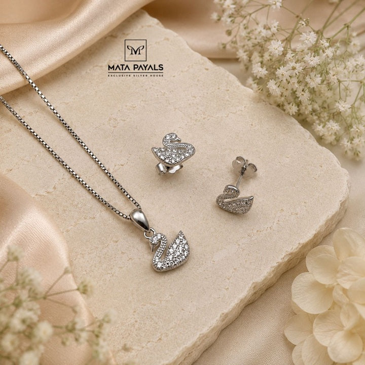 Cutie Zircon Pendant Set