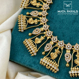 Glamorous Gold Plated Nartaki Necklace