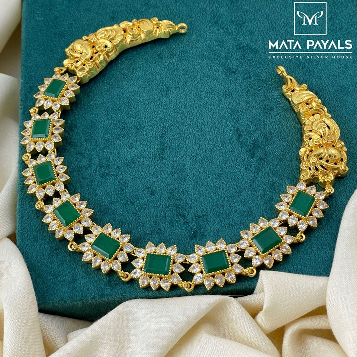 Glamorous Gold Plated Necklace