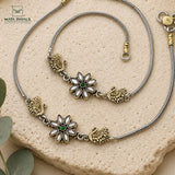 Excellent Mayura Kundan Anklet