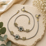 Excellent Mayura Kundan Anklet