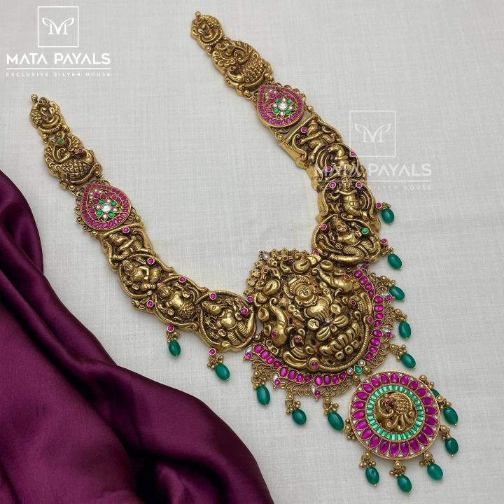 Espousal Shri Lakshmi Gold Plated Hara