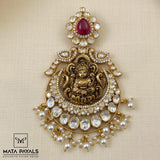 Divin Lakshmi Moissanite Pendant