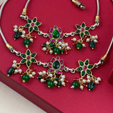 Kundan Lotus Anklet