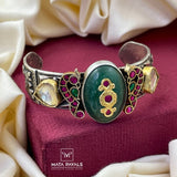 Heritage Dual Tone Kundan Kada