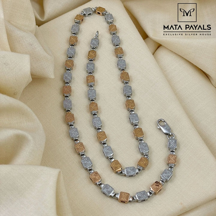 Elegant Silver Men's Neckchain
