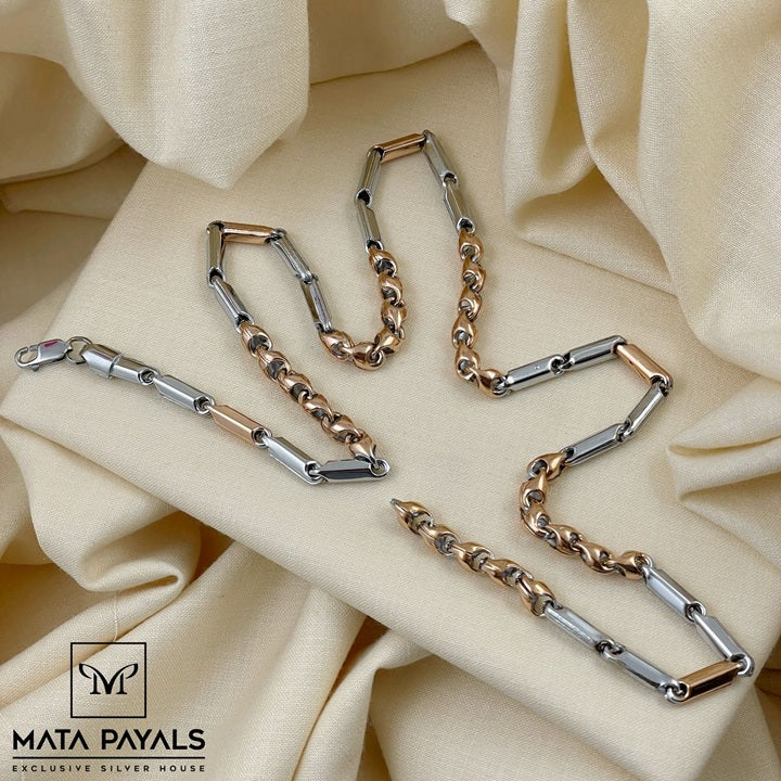 Pretty Dual Tone Neckchain