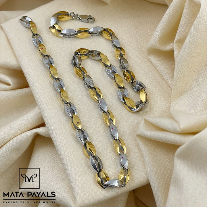 Dashing Dual Tone Neckchain
