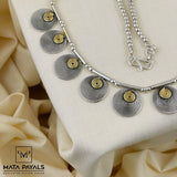 Eccentric Dual Tone Necklace