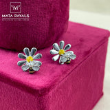 Sunflower Zircon Stud
