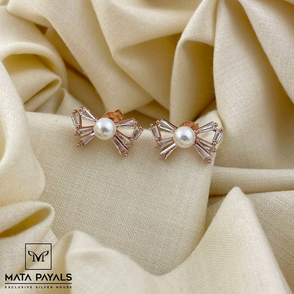 Fancy Rose Gold Stud