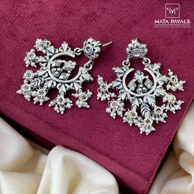 Fancy Oxidised Chandbali