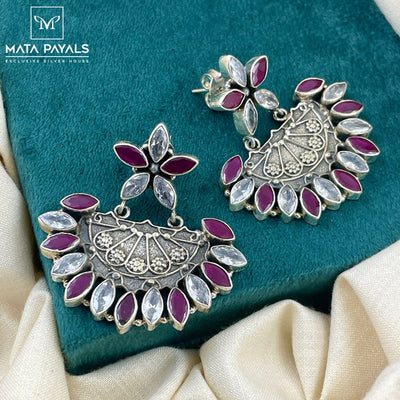 Ravishing Cut Stone Chandbali