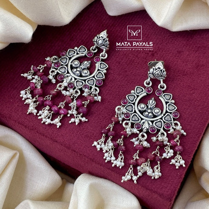 Impeccable Oxidised Chandbali