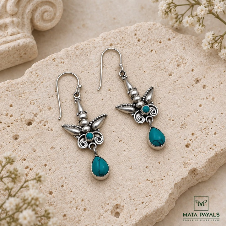 Elegant Turquoise Tiny Hanging