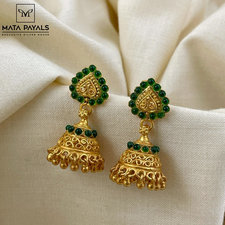 Greenish Simple Jumka